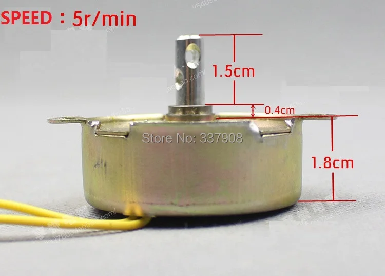 4 шт 49TYD коготь полюс постоянный магнит синхронный двигатель 220v 50 60HZ