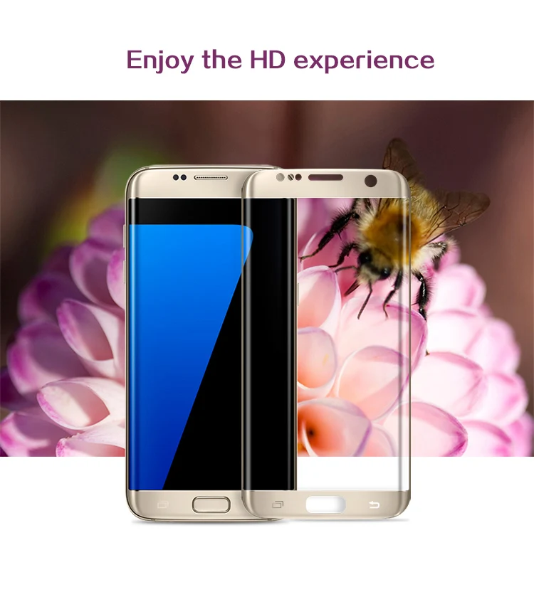 Высокое качество для Samsung S6 S7 Edge S8 S9 Plus Note 8 9 0 26 мм 9H изогнутое закаленное стекло 3D