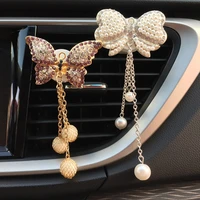 joormom bow tie pendant air outlet perfume clip creative car accessories female vehicle aromatherapy car decoration interior