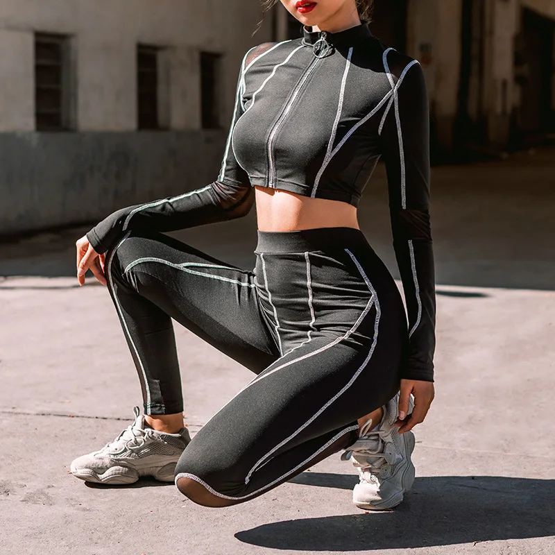 Женский сетчатый кардиган с длинными рукавами повседневный костюм женский