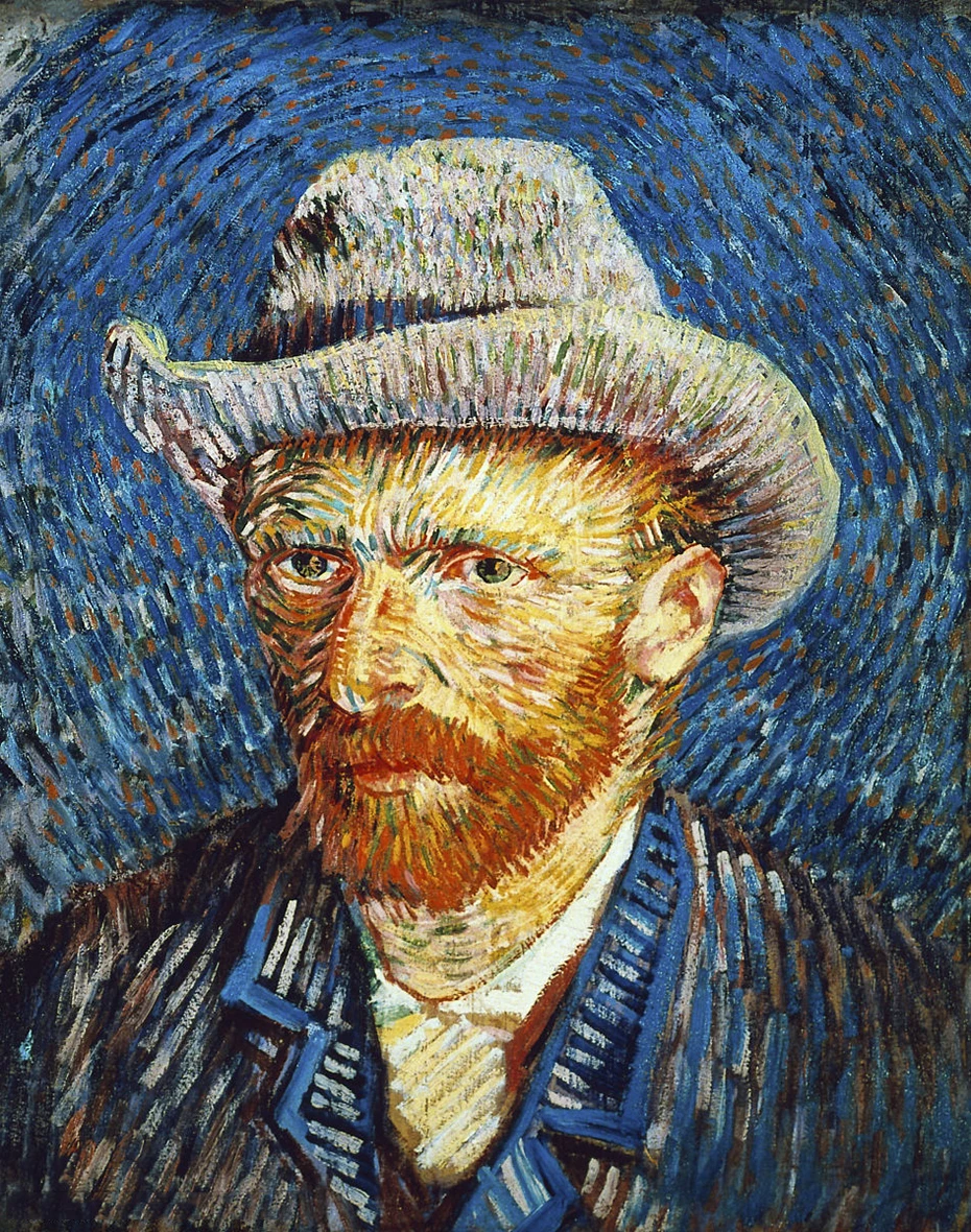 Vencint Van Gogh Автопортрет от Pointillism 5D DIY алмазная живопись полная квадратная Алмазная вышивка Стразы мозаичная живопись