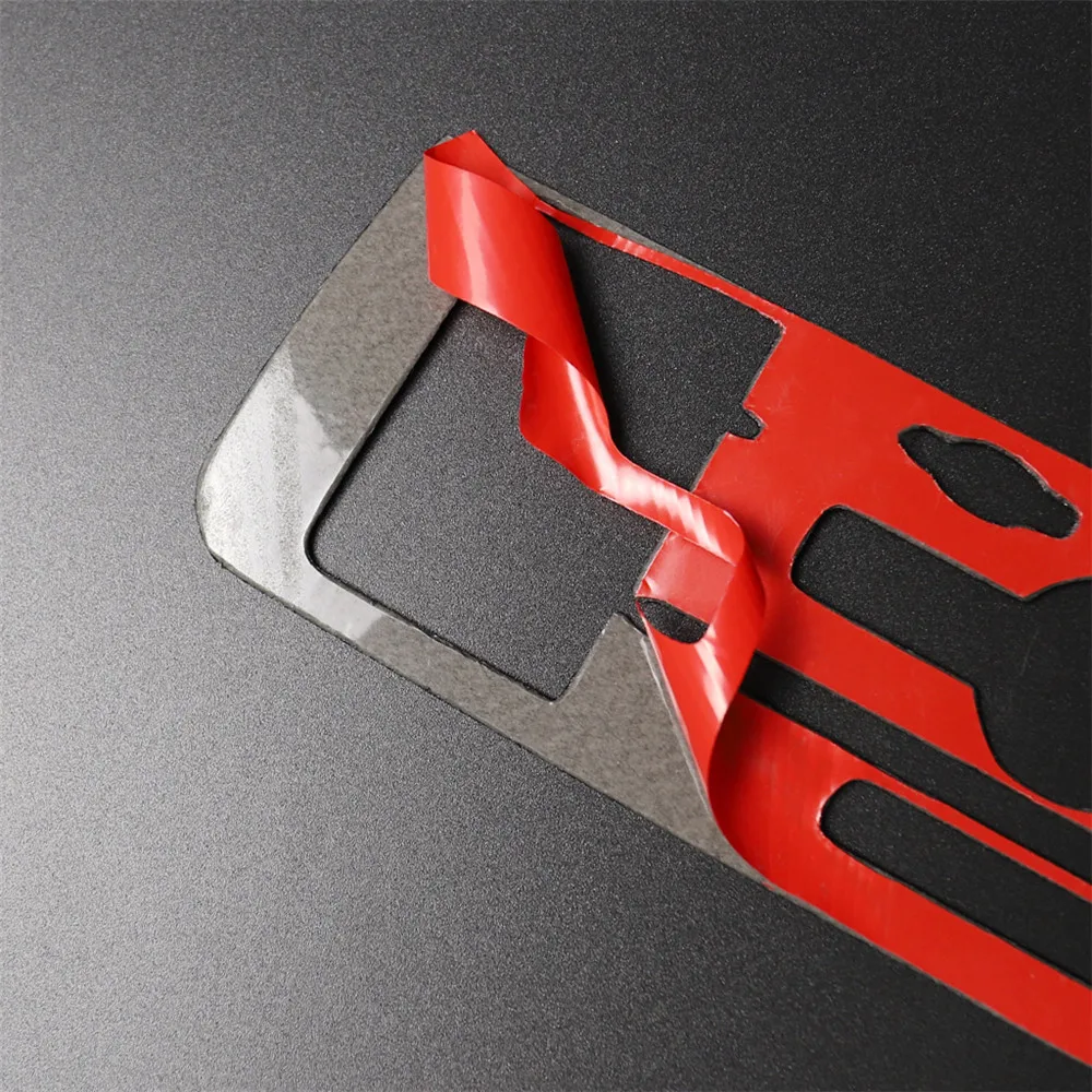 Углеродное волокно TPIC CD панель управления кондиционер автомобиля наклейка