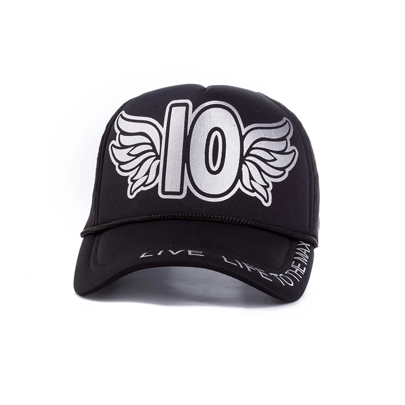 Модная летняя Снэпбэк Кепка с надписью 10 мужская бейсбольная кепка сетчатая