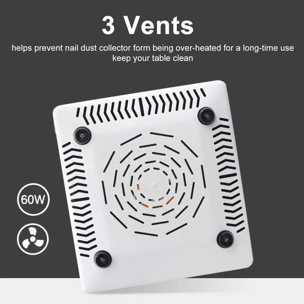 Аппарат для маникюра с пылесосом салонный пылесборник двойного назначения