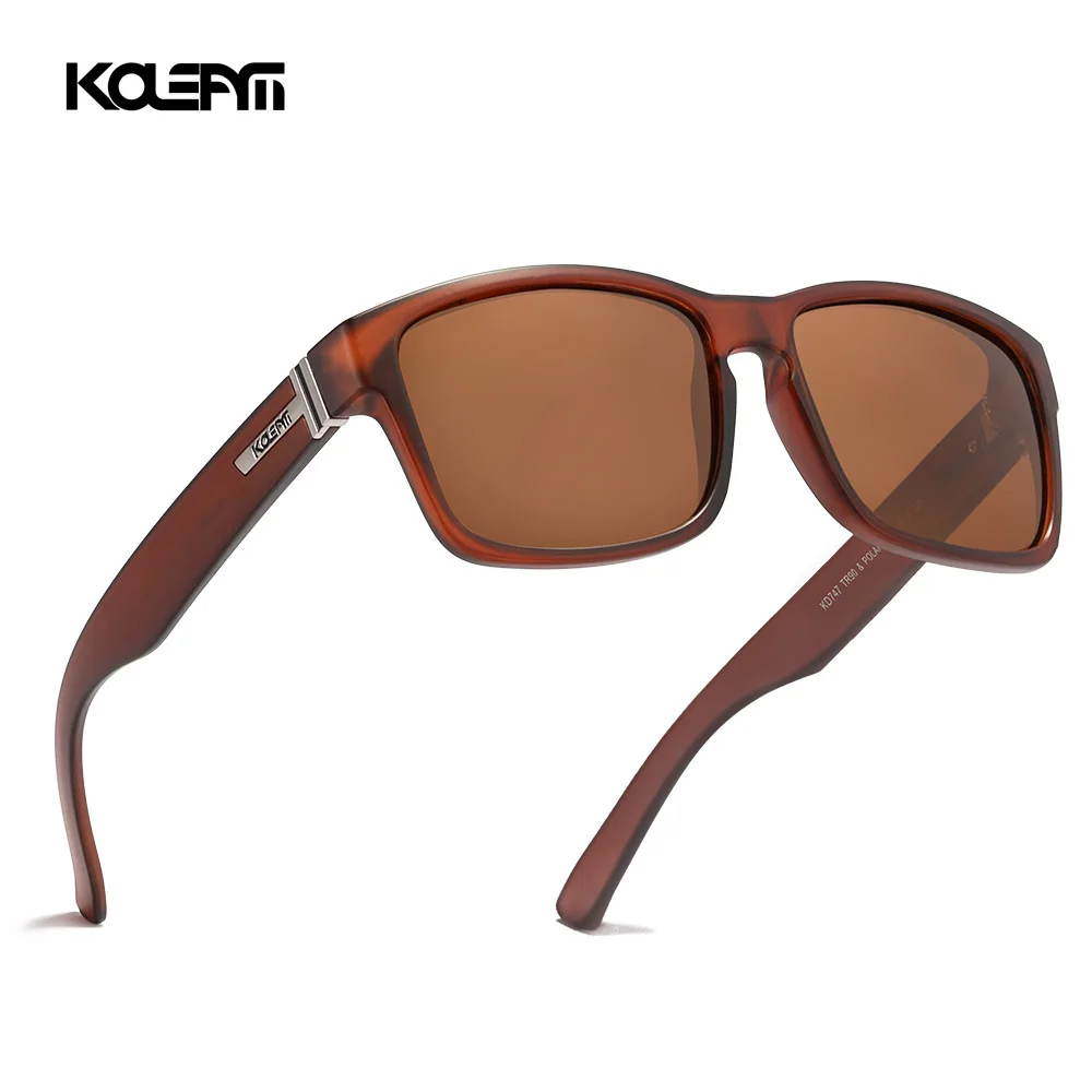 

KDEAM Classic Polarized Sunglasses Men 100% UV Protection TR90 Unbreakable Frame Square Oversized Outdoor Eyewear Women KD747-C5