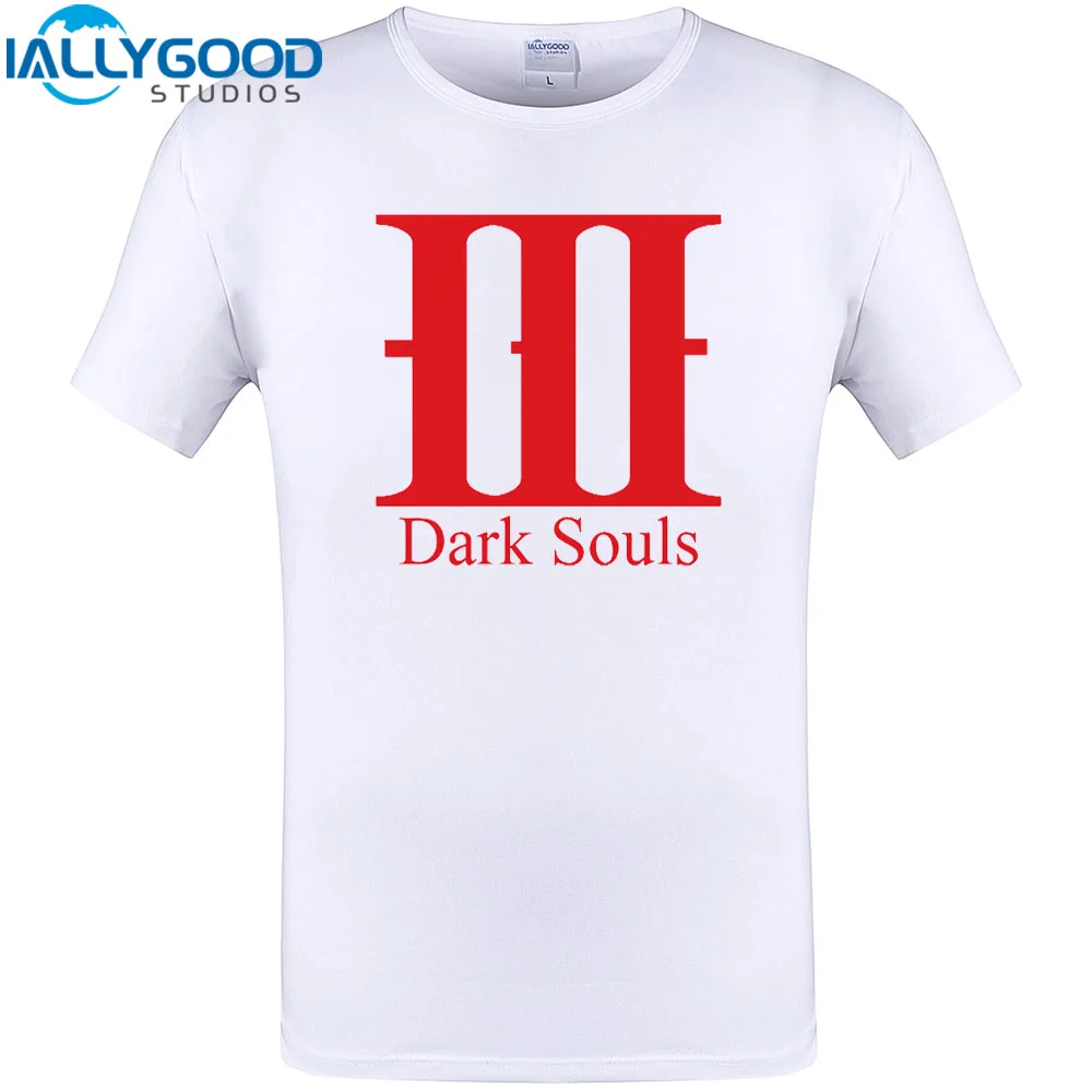 Dark Souls 3 классный дизайн футболка Новое поступление летние топы с короткими