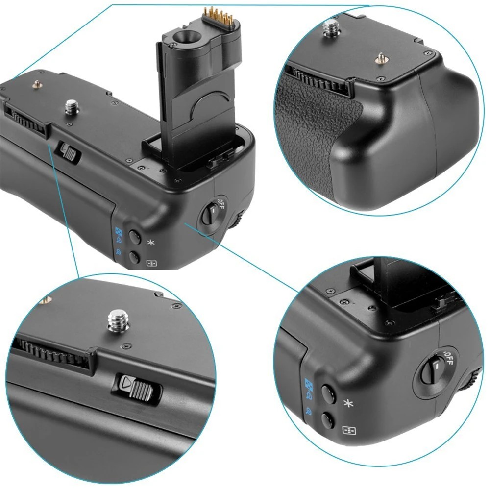 YIXIANG новый Pro вертикальный батарейный блок держатель для Canon 20D 30D 40D 50D как BG-E2BG-E2N |