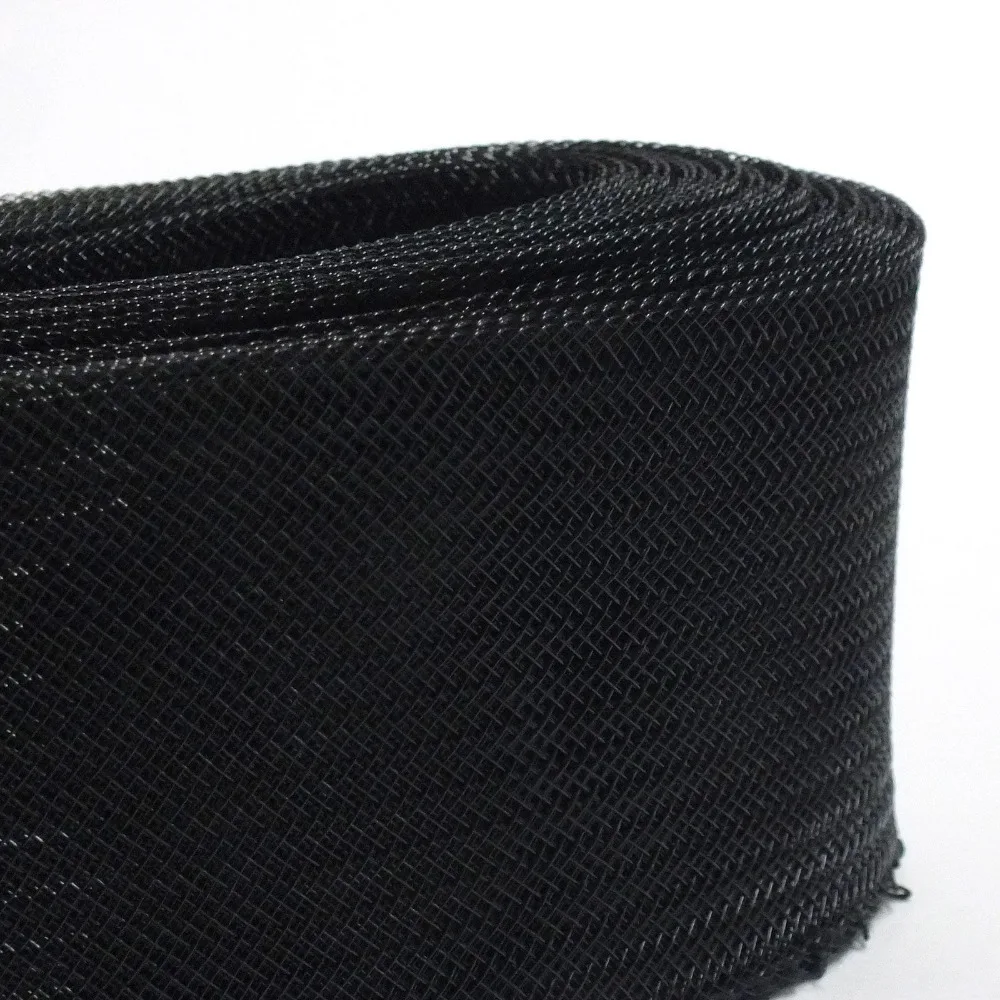 4 &quot(10 см) Плоский жесткий гофрированный ящик коса для женщин шляпа сетка 100