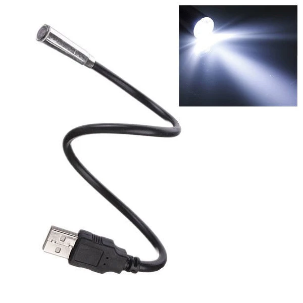 Новый гибкий USB СВЕТОДИОДНЫЙ светильник для чтения фонарик ноутбука ПК