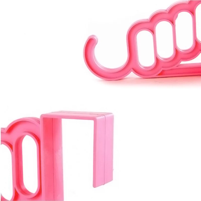 Hot Multi-Function Home Accessories Foldable Clothes Hanger Drying Rack 5 Hole Suit Bathroom Door Plastic Organizer MDD88 | Дом и сад