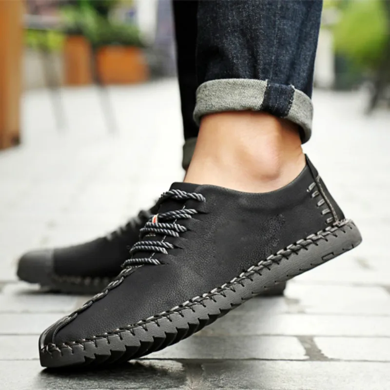 Прямая поставка новинка 2019 мужская повседневная обувь лоферы качественная из
