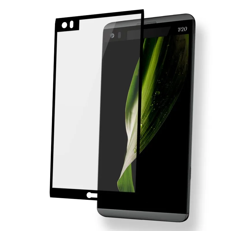 for LG V20 glass tempered screen protector full cover black protective film | Мобильные телефоны и аксессуары