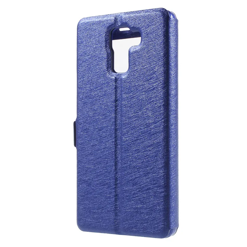 Чехол книжка ZEALLION для Huawei Honor 4A 4C 5A 5C 5X 6C 6X 7 8 V8 Y5II Y3II G8 из шелковой кожи с окошком и
