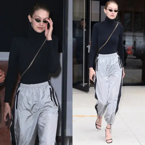 Женский эластичный боди с длинным рукавом облегающий однотонный высоким воротом