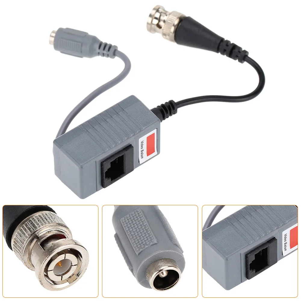 ABS пластик CCTV камера Видео Балун Приемопередатчик BNC UTP RJ45 и питания по CAT5/5E/6
