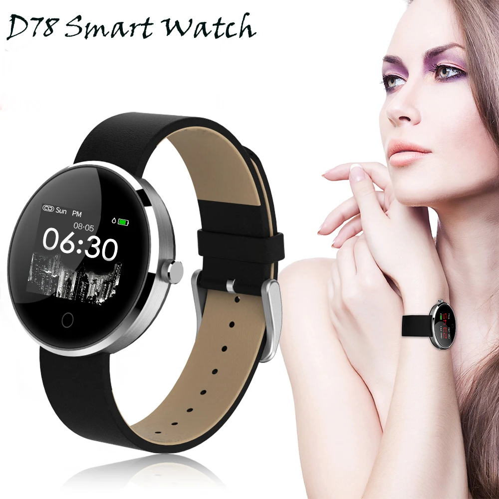 Timethinker D78 Для женщин Smart часы Reloj Депортиво мужчин спортивные Smartwatch крови Давление
