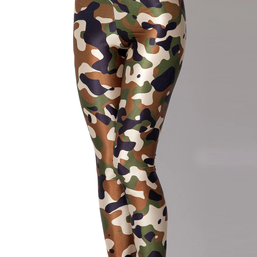 Новинка женские леггинсы с принтом Галактики армейские камуфляжные Леггинсы для