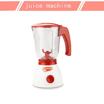 juice machine 1 шт./12 шт./компл. preteng игровой набор рисоварка и вода и тостер и стиральная машина уборка пылесос детские игрушки - Цвет: juice machine