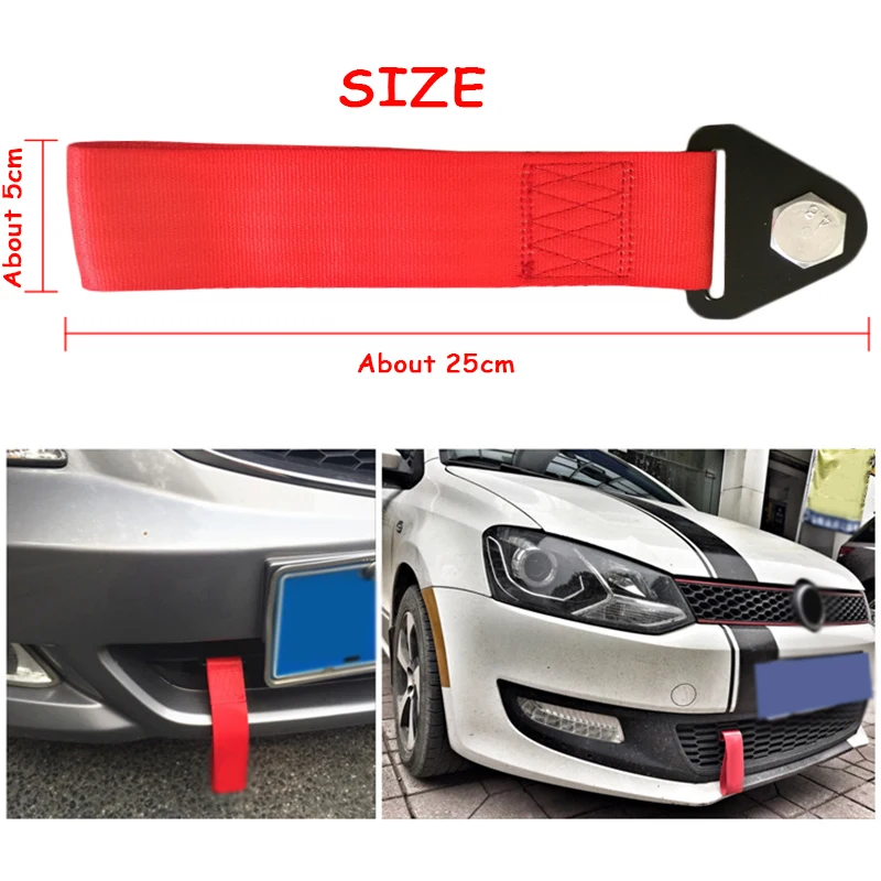 ZDPARTS 7 видов цветов автомобильный прицеп с поясом в виде веревки на крюк ремень