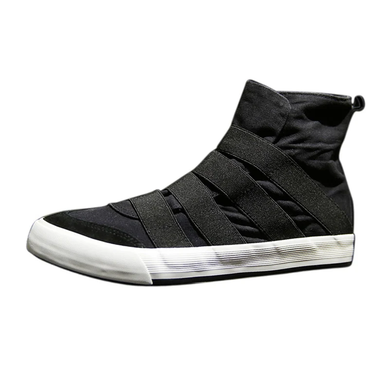 Brand Fashion New Style Men Canvas Shoes High Top Hook &amp Loop Casual Srping Sneakers for Students Drop Shipping X7 35 |