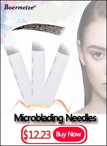 Microblading иглы тумана бровей Перманентный макияж 3D вышивка для татуировки ручная ручка татуировки чернила одноразовые безопасные здоровые инструменты