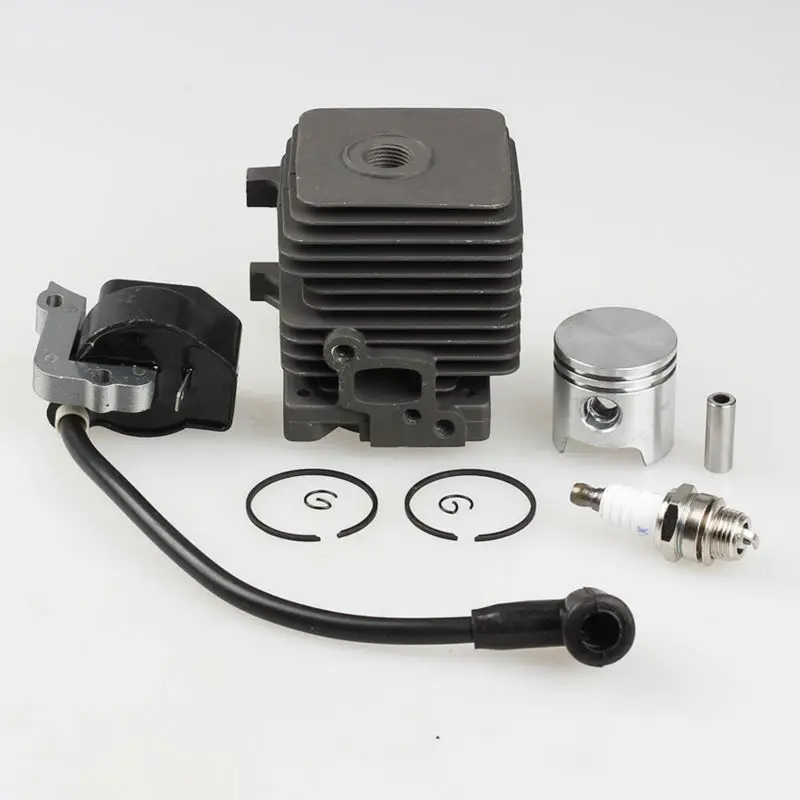 Цилиндра поршневых колец Наборы + катушка зажигания ПОДХОДИТ STIHL FS55 FS45 KM55 HL45 HS45 HS55