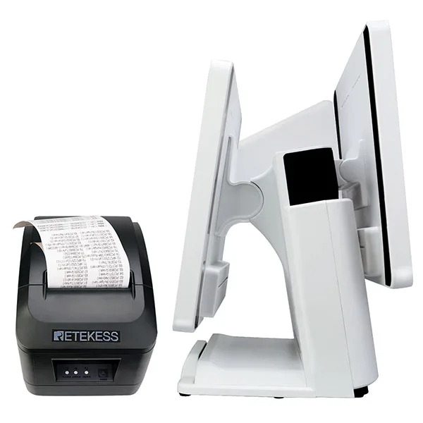 Retekess TD176 15 дюймов трогательный заказ машина+ TD022 черный термопринтер система заказа ресторана кофе магазин торт дом