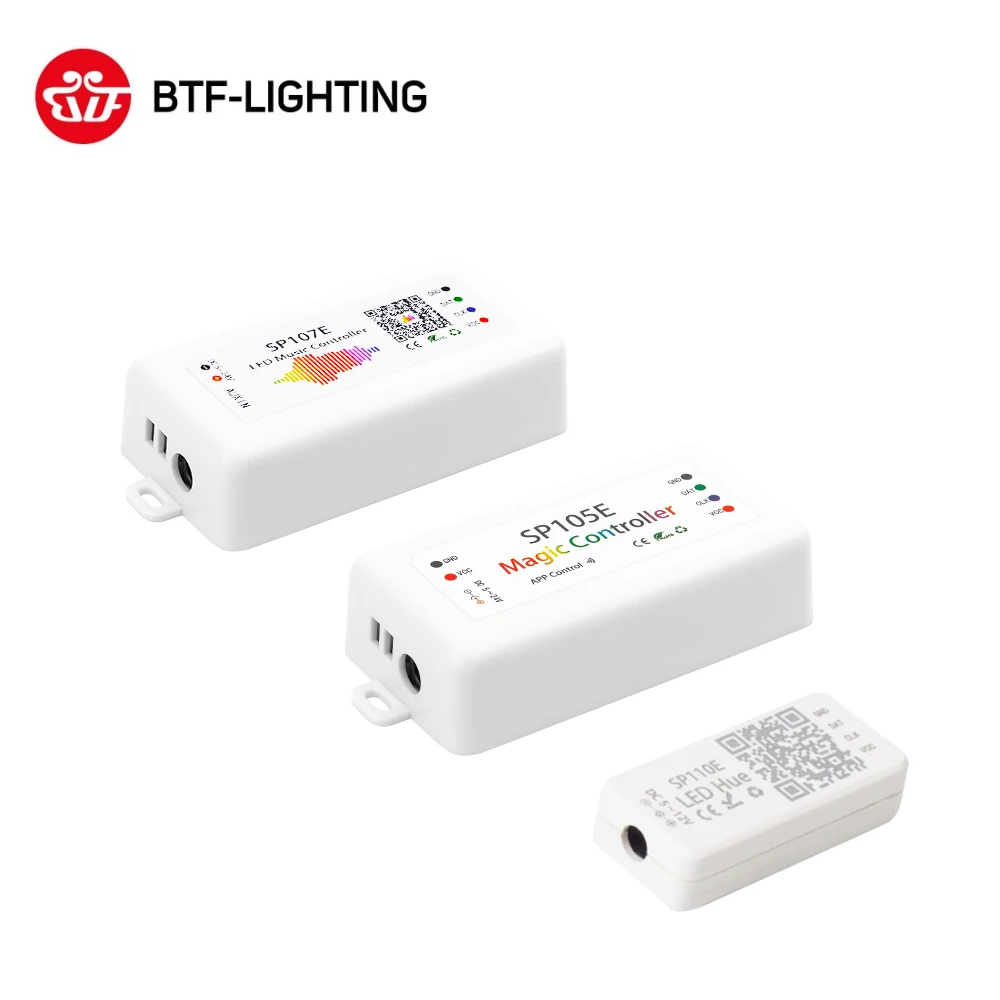 SP110E Bluetooth WS2811 WS2812B SK6812 RGB/RGBW светодиодный музыкальный контроллер SP107E APA102 SP105E WS2801