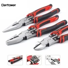 Профессиональные инструменты, Набор плоскогубцев для зачистки, щипцы для резки, игла для носа, зачистка обжимка проводов, многофункциональные ручные инструменты