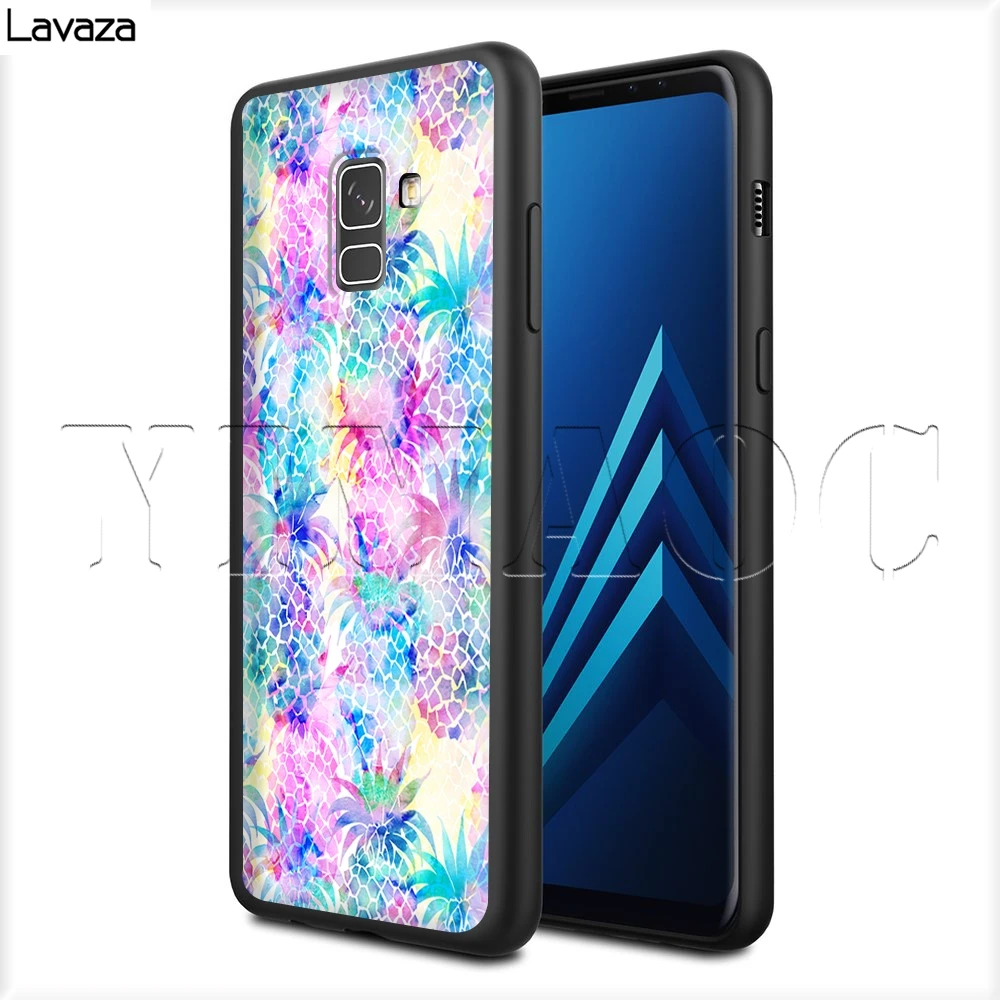 Lavaza розовый ананас чехол для Samsung Галактики S6 S7 край J6 S8 S9 S10 плюс A3 A5 A6 A7 A8 A9 Note 8 9 |