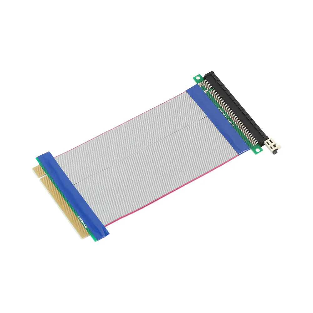 Новое поступление PCI E Express 16X до 16x удлинитель для мужчин и женщин ленточный кабель