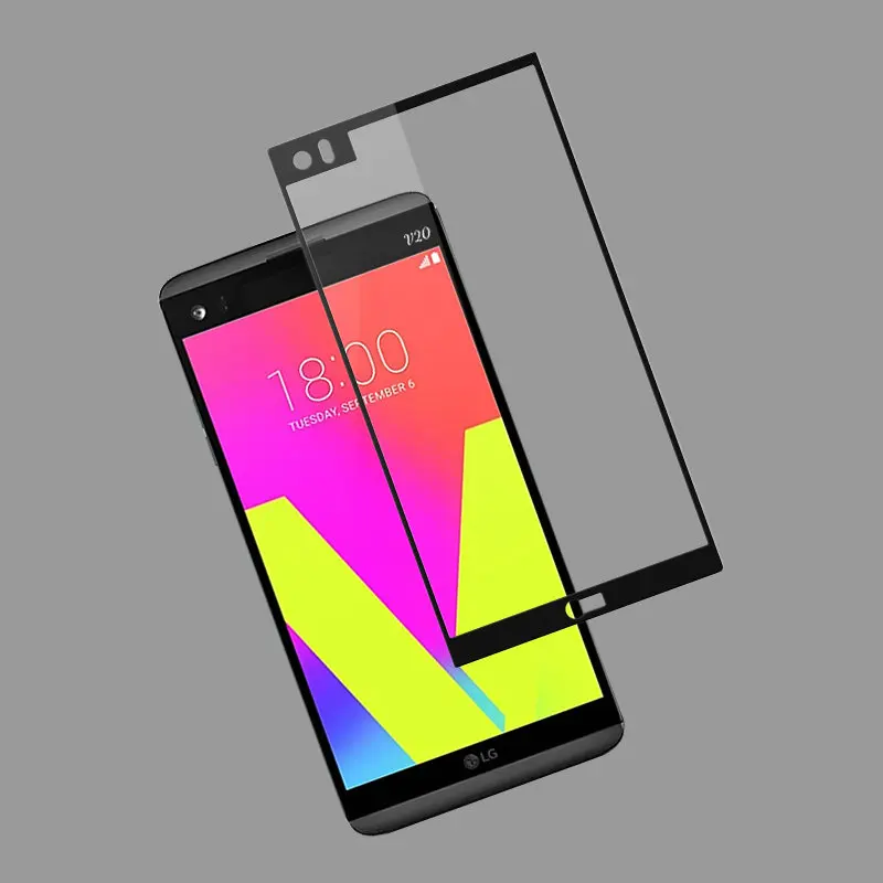 Для LG V20 5 7 &quotПолное покрытие закаленное стекло Защита экрана для F800K F800L F800S H990ds
