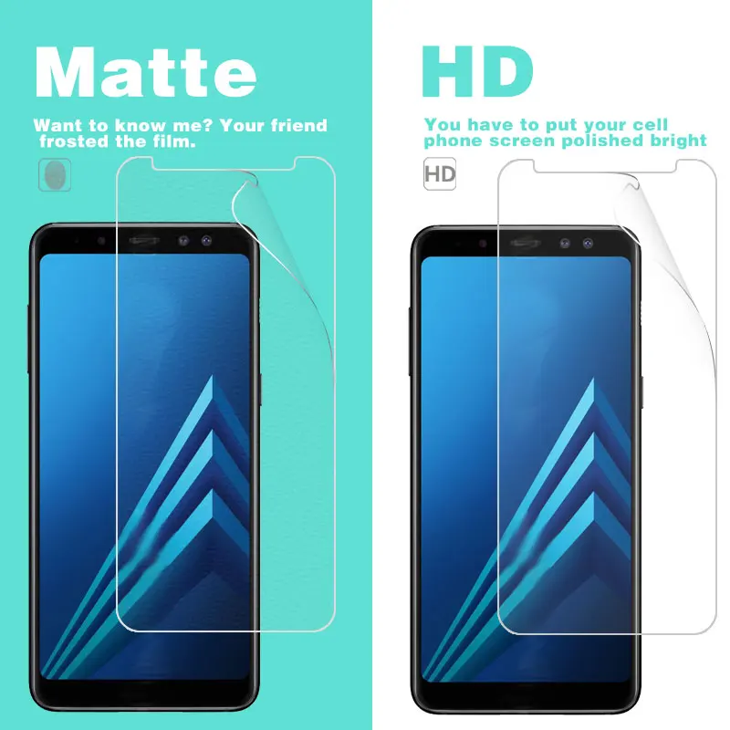 Матовая пленка для печати и глянцевая Samsung Galaxy A8 A5 2018 A530F 5 6 В Защитная экрана с