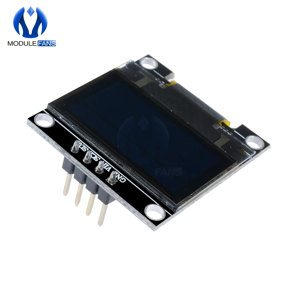 0,96 дюймов I2C IIC Серийный 128X64 128*64-белый топ с o-образным светодиодный Светодиодный Дисплей модуль совместим для Arduino STM32 контроллер драйвер платы 3V 5v