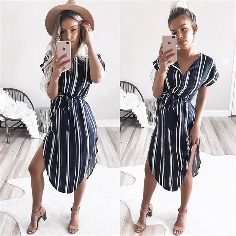 2019 платье короткий рукав с регулирующей пряжкой Туника бинты Bodycon пляжное