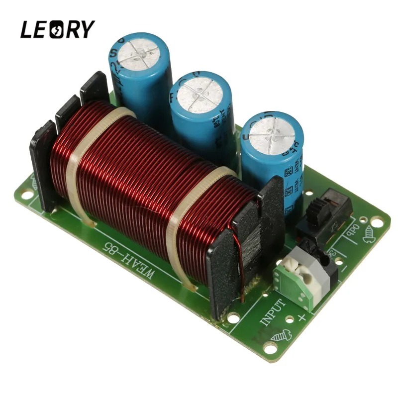 

LEORY WEAH-85 Замена DIY 200W 4-8 Ом делитель частоты в течение 5-8 дюймовый сабвуфер бас Динамик 88x55x35mm