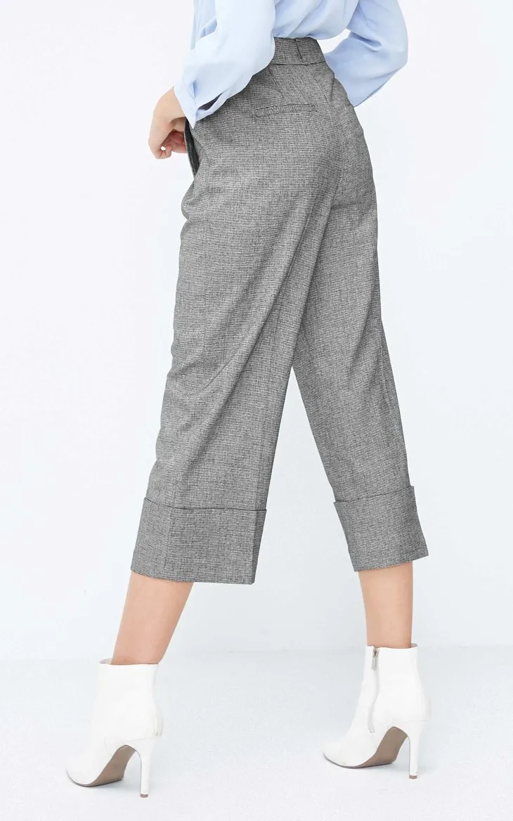 Vero Moda New Women's Leisure Blending Colors Wide-leg Capri Pants | 31836J507