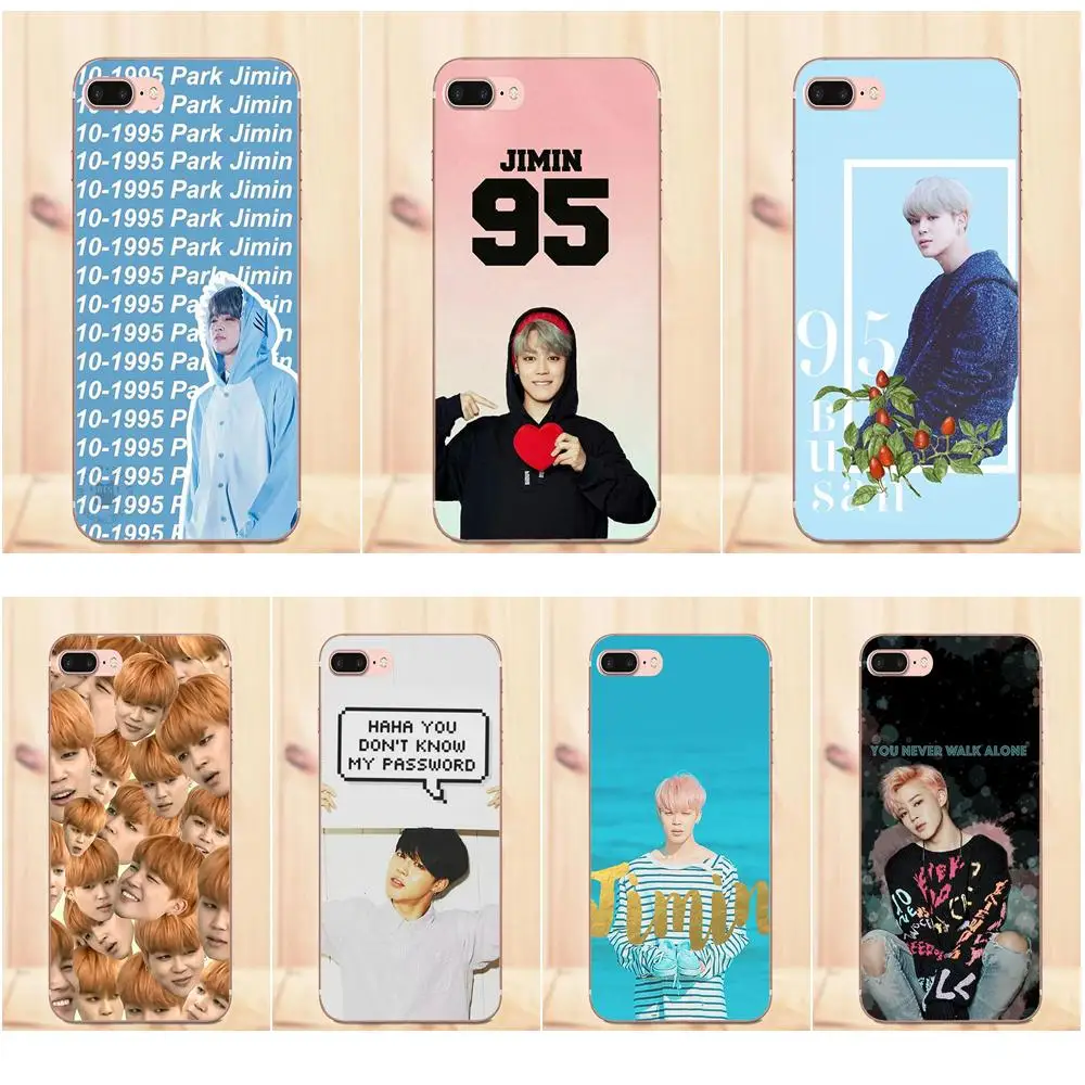 Мягкий чехол из ТПУ Maerknon Park Jimin для Apple iPhone 4 4S 5 5C 5S SE 6 6S 7 8 Plus X|Бамперы| |