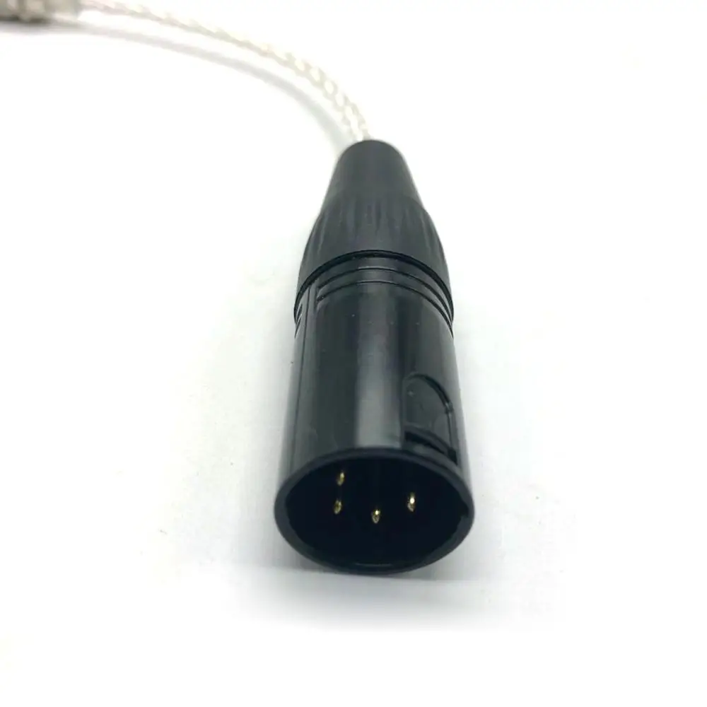 Free Shipping Haldane 8Cores 7N OCC Silver Palted 4Pin Balanced XLR Male to 4.4mm Female Audio Adapter Cable |