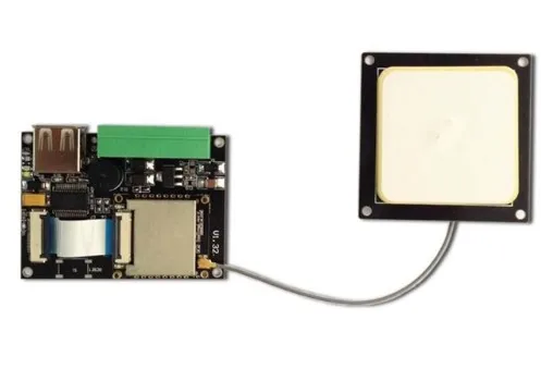 module with antenna Интегрированный поддерживающий UHF Антенна 1dbi-12dbi дальний PR9200 UHF RFID считыватель модуль последовательного rs232 ttl порты для 50 см-15 метров читать ярлыки - Цвет: module with antenna