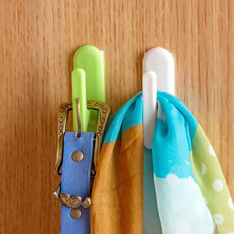 2pcs/set Durable Paste Type Curtain Hook Curtains Fixed Strong Adhesive Key Home | Дом и сад