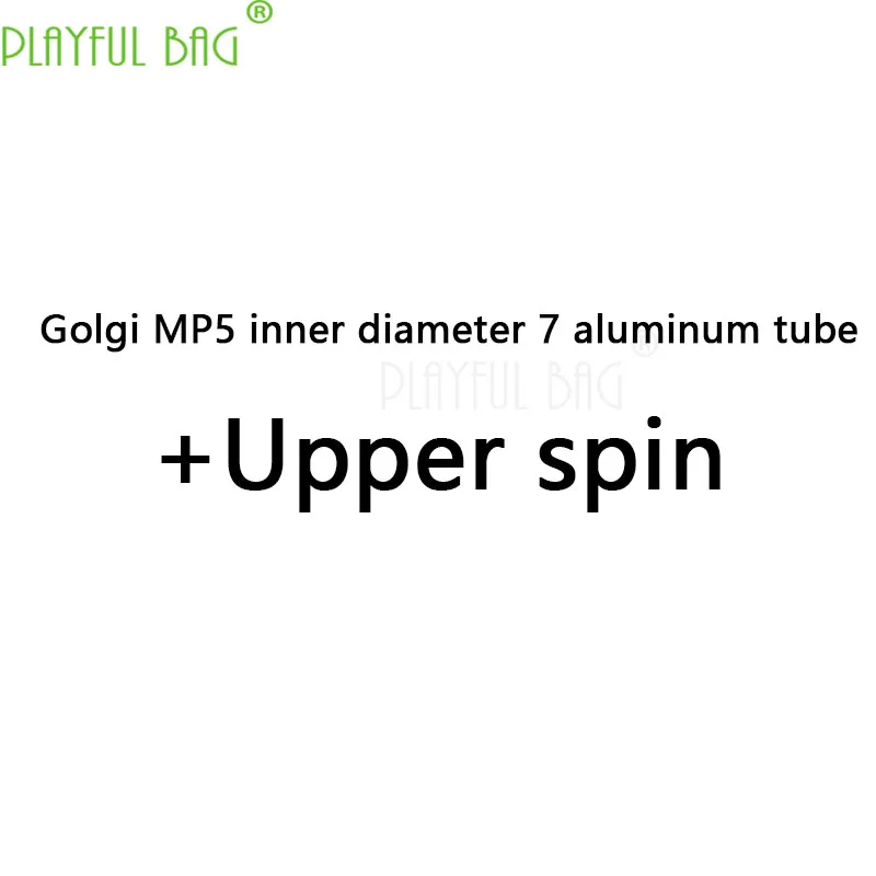tube and Upper spin Спортивные CS Golgi MP5 HQ-MP5K, специальная 3D печать, декоративная верхняя часть, спин ATK, высокая скорость, верхний спин, водяной пистолет, аксессуары MI01 - Цвет: tube and Upper spin