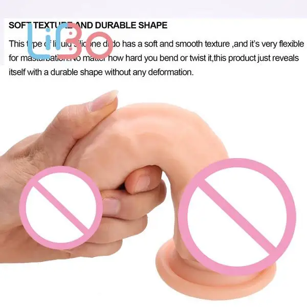 Li bo фаллоимитатор реалистичные искусственный пенис супер большой всасывания