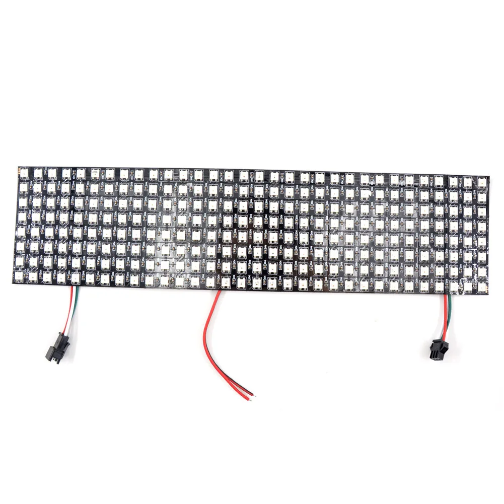8*32 светодиодный матричный пиксельный экран SK6812 WS2812B встроенный IC 256 пикселей