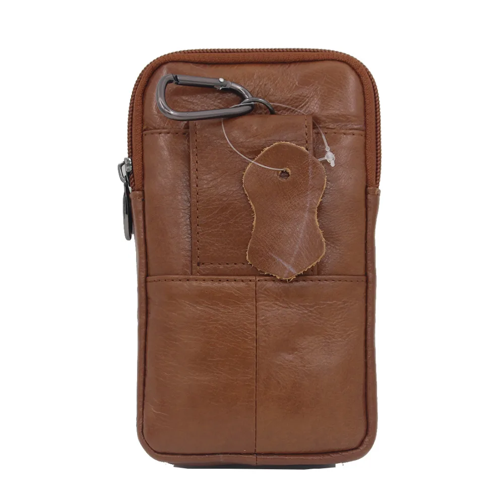 Забавная поясная сумка из натуральной кожи высокого качества кошелек для денег