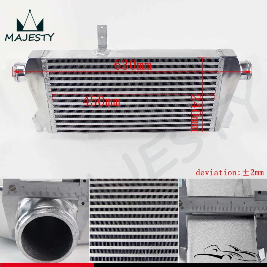 FRONT MOUNT INTERCOOLER kit aluminum piping for 96-01 V*W P*ASSAT A*UDI A4 B5 1.8T BLUE |