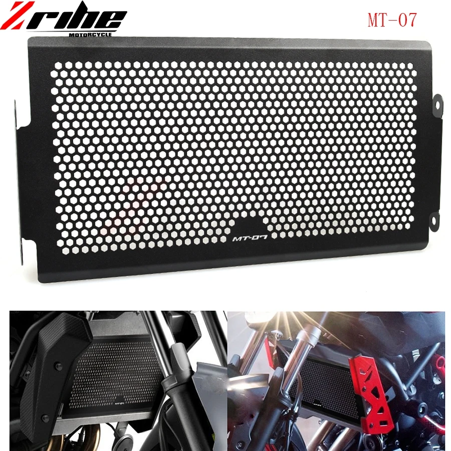 Алюминиевая крышка радиатора для MT 07 2014 2016 защитные решетки защита Yamaha MT07 14 15|grill