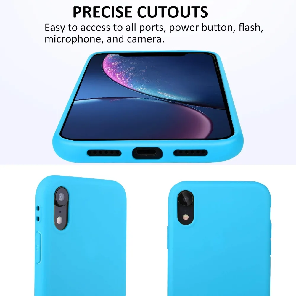 Meskey Phone Case For iPhone 7 Plus 6 6s 8 X 5 5s SE XR XS MAX Simple Ultrathin Soft TPU Cases Candy Color phone bag |