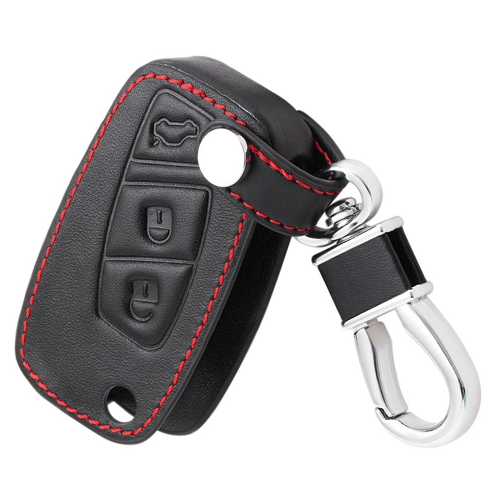 Чехол для ключей FIAT /Panda /Stilo /Punto /Doblo /Grand/Bravo 500 Ducato/микроавтобуса с 3 кнопками из