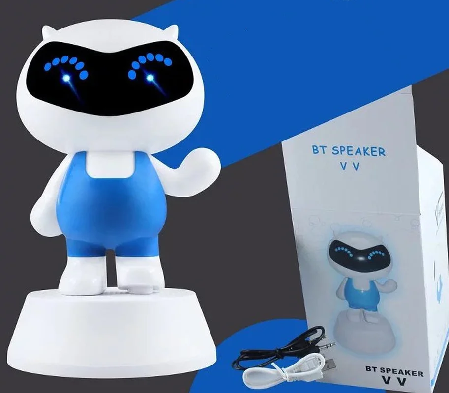 Малый V Bluetooth колонки в виде куклы мультфильм Беспроводная портативная Мобильная